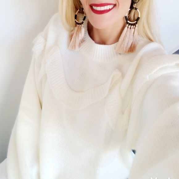 STEPH Cream Knit Sweater - Picture 4 of 4